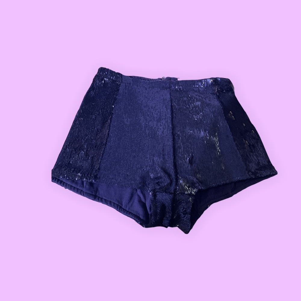 Silence and noise size small sequin shorts